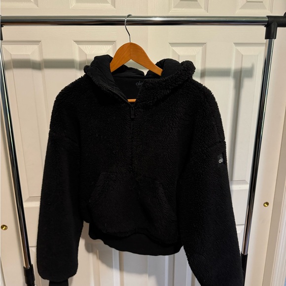 ALO YOGA STREETSIDE SHERPA HALF ZIP PULLOVER - Picture 5 of 8